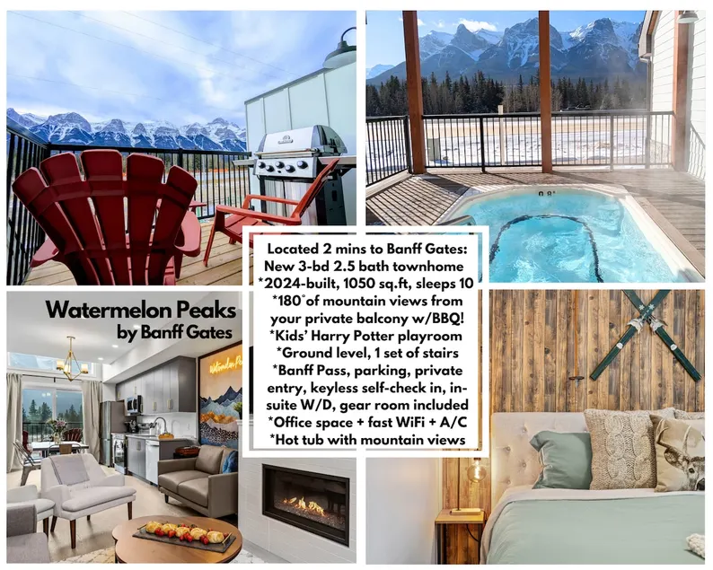 NEW 3BR 2min to Banff Gate: MTN View-HotTub-BBQ-AC - Image 1