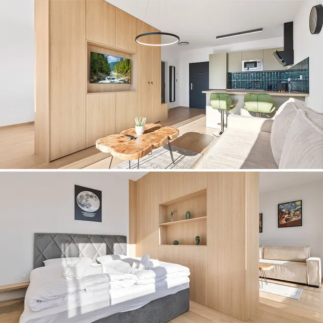 Modern Apt with AC and Balcony - Image 1