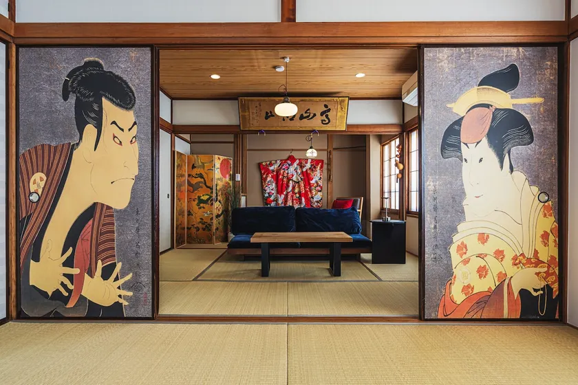 Experience an ”Edo-style” room, 3LDK 90 ㎡, up to 9 people, 1 stop from Shinjuku, 4 minutes/Sasazuka/Photogenic! - Image 1
