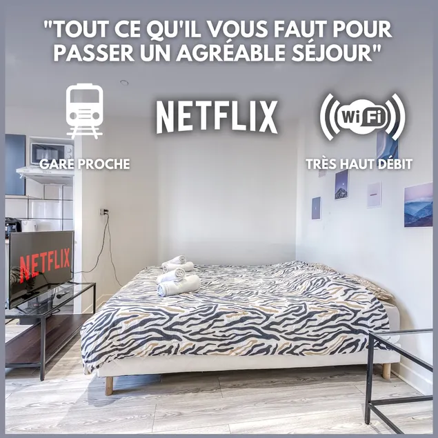 Cozy Studio *Le Rayon* - Gare Parilly - Image 1
