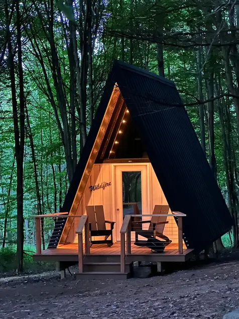Modern A-Frame Glamping | Nature + Comfort - Image 1