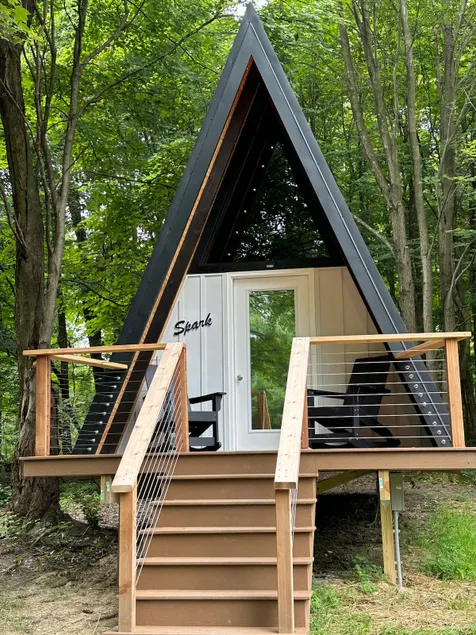 Bristol Hills A-Frame | Luxe Glamping Retreat - Image 1