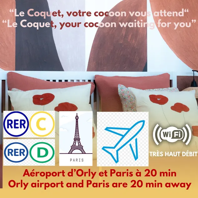 Le Coquet, 20 minutes from Paris and Orly Airport - Image 1