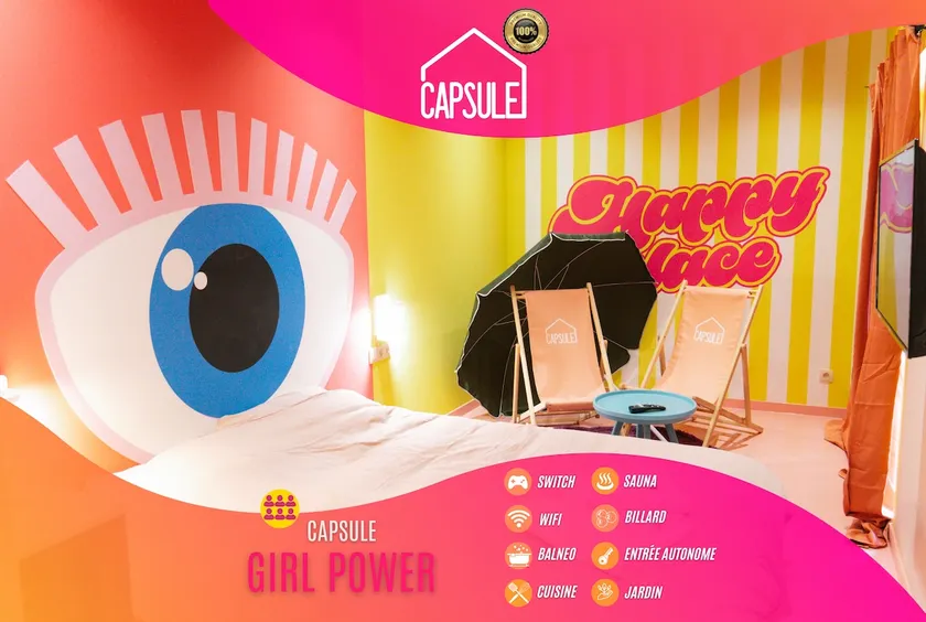 Capsule Girl Power SPA - balneo - Sauna - Karaoké - Billard - 2 chambres - Image 1