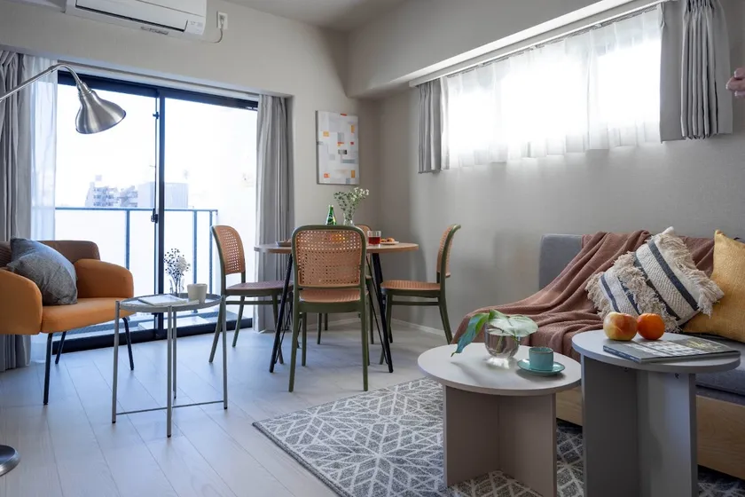 Mat Ryogoku, apartment with double bed and sofa bed i01 - Image 1