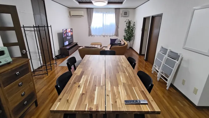 6-minute walk from Ryogoku Station/110 square meters/9 people/15 minutes from Asakusa/13 minutes from Akihabara/4 bedrooms/65-inch large organic ELTV - Image 1