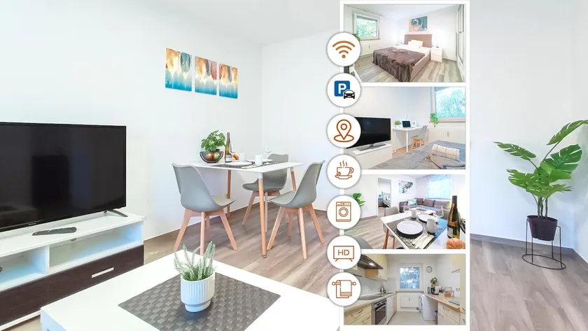 Parking | Central | Modern | 3-Room 5x Pers - Image 1