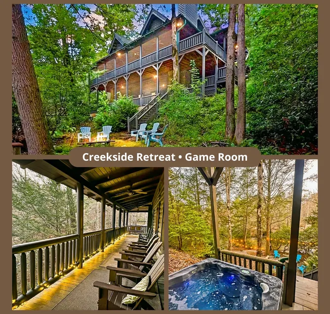 Waterfront Luxury Cabin | Hot Tub | Game Room - Image 1