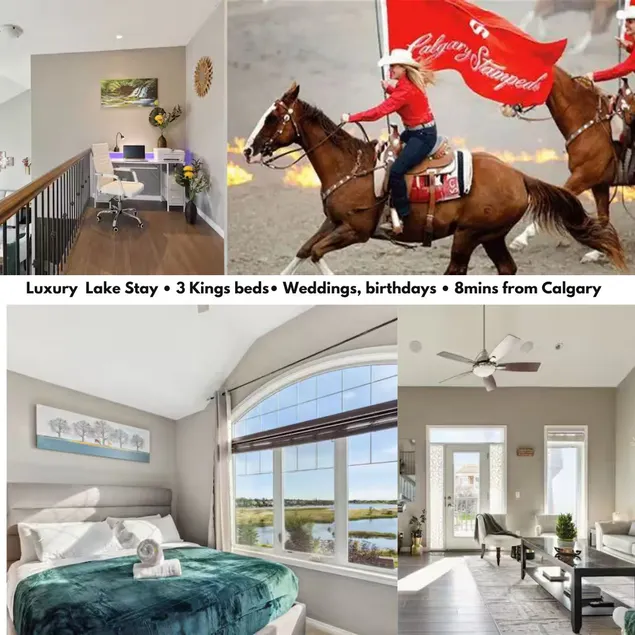 Lux Lake Getaway •3 Kings• Stampede• 8 min>Calgary - Image 1