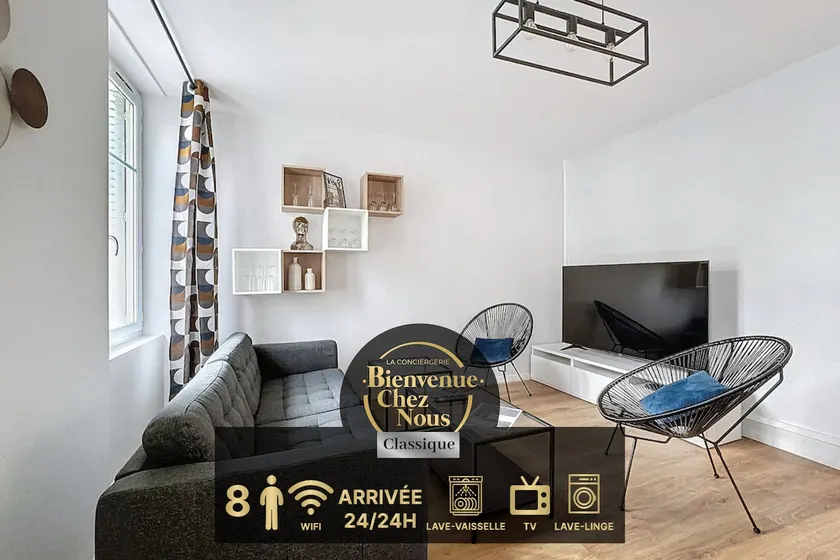 Appartement neuf, 4 Chambres ,Spacieux TV-WIFI - Image 1