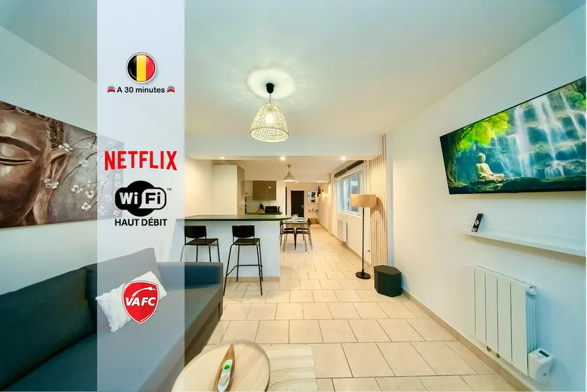 ValenStay • 1-Bedroom Pro • Stade du Hainaut with Garden - Image 1