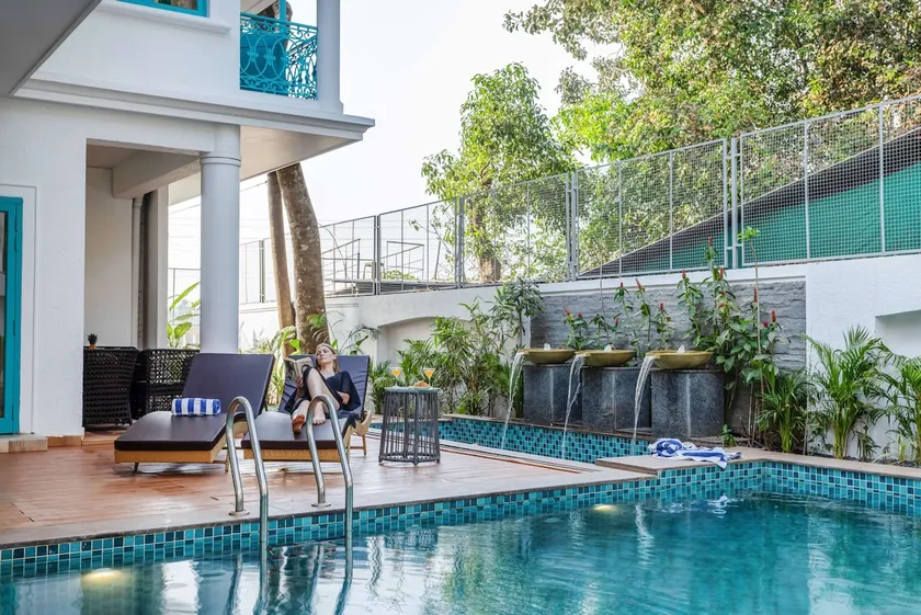 Ivory 5 BHK Private Pool Villa near Calangute - Image 1