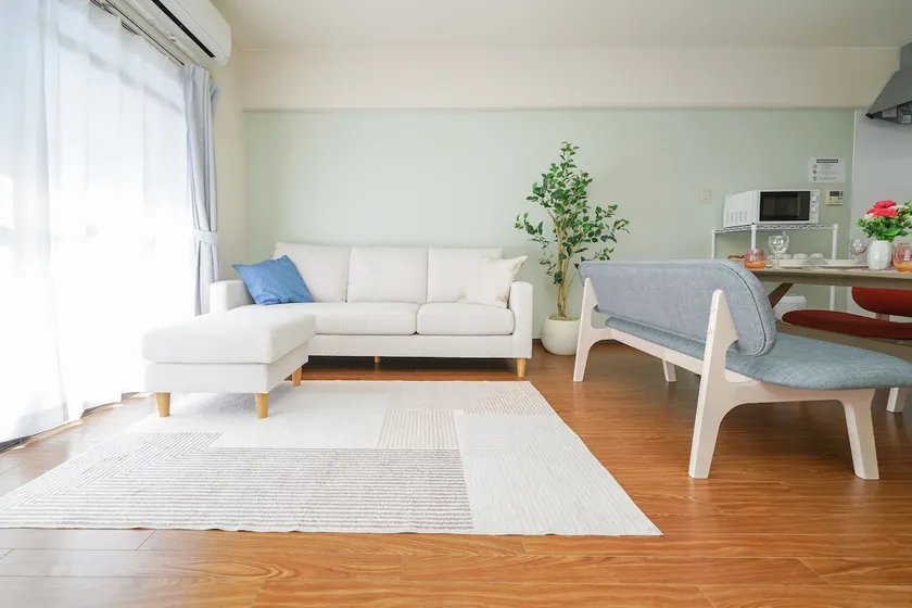 3-generation families and groups welcome | Spacious 2LDK, 59 m² | Free parking, washer and dryer | Up to 8 people, family apartment. - Image 1