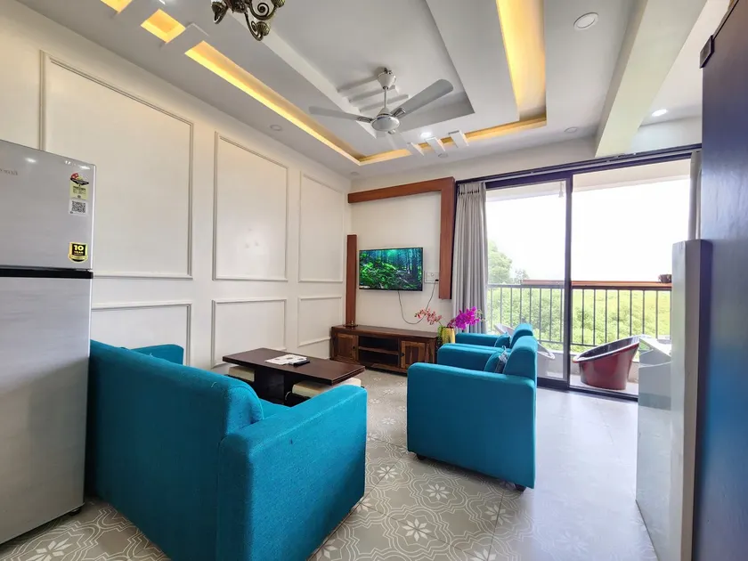 Studio w/ Balcony Candolim | Pool + Desk | A309 - Image 1