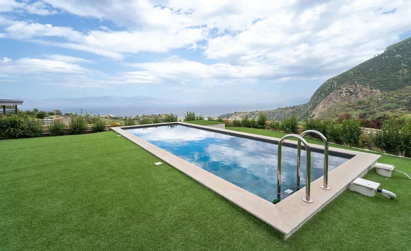 Xylokastro Panorama with Pool - Image 1