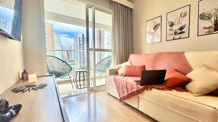 PRIME Palhano/300m Aurora/ Balcony/Pool/Gym - Image 1