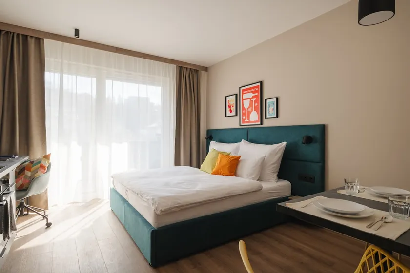 Modern home for Business & Leisure w AC & Balcony! - Image 1