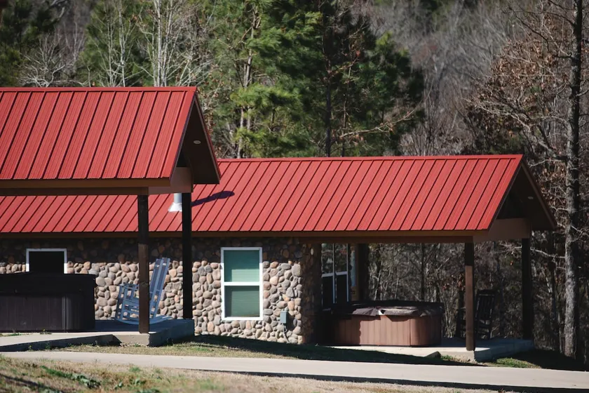 Caddo Stone Cabin at God's Country (B) - Image 1