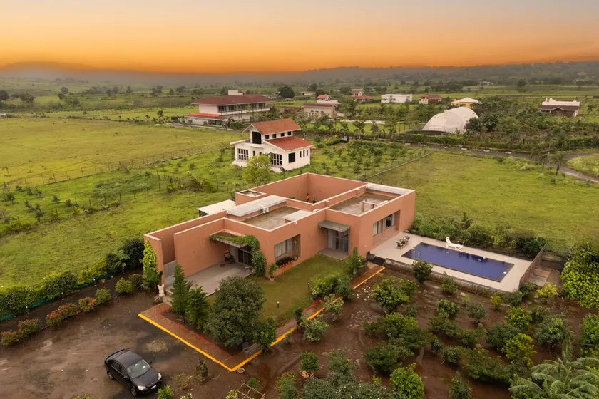 StayVista at Terracotta Skies with Courtyard & Pool - Image 1
