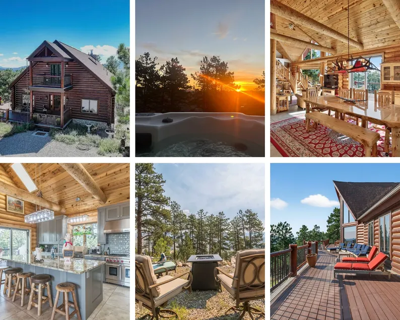 LuxeLogHome+Views+HotTub+FirePit+Open Air GameRoom - Image 1