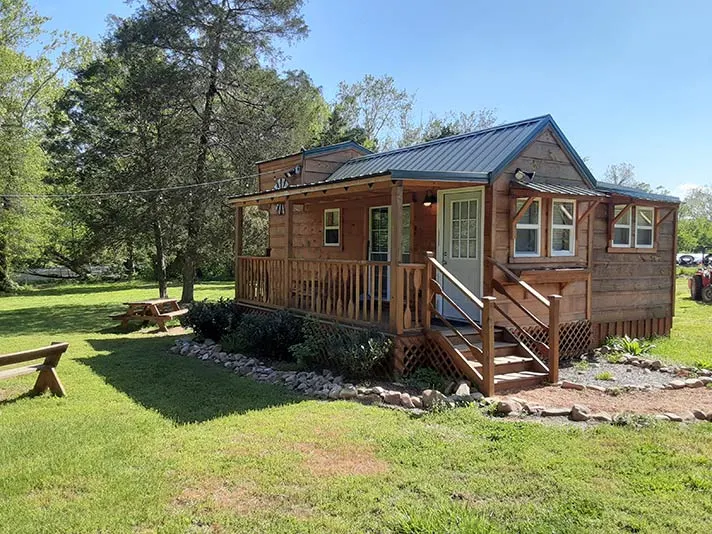 The ”Brookie” Tiny Cabin, Watauga Riverfront - Image 1