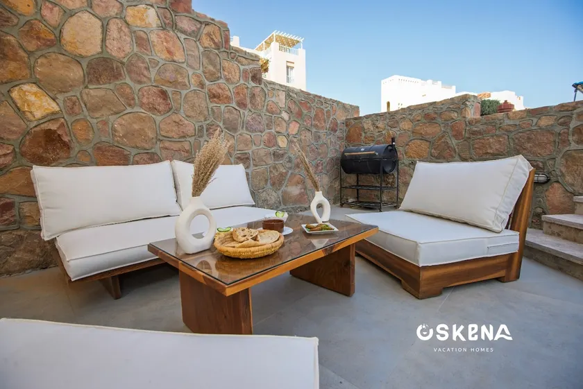 Azzurra, Peaceful One-Bedroom with BBQ place - Image 1