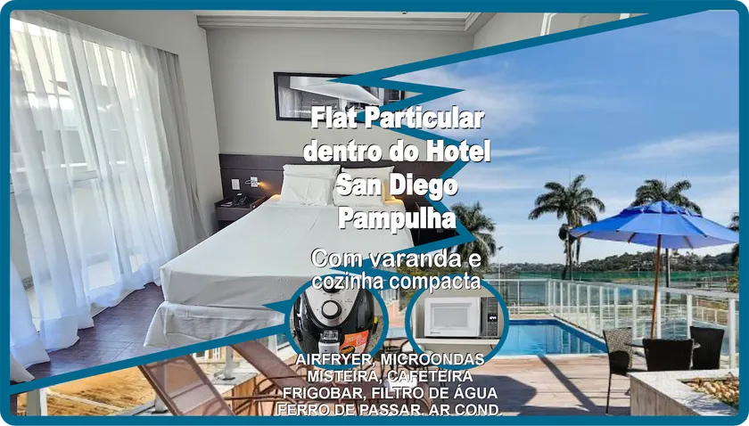 Flat near Mineirão Waterfront with balcony - Image 1