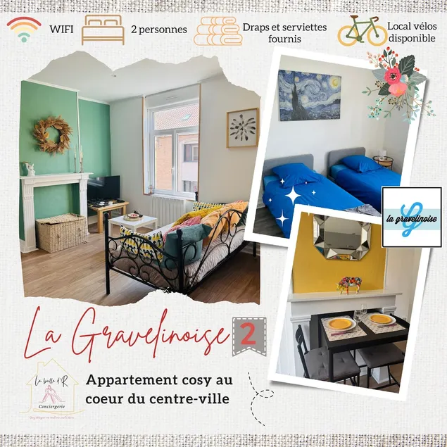 Cozy and bright apartment - Gravelines center - Image 1