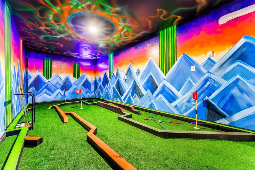OMG! Glow in the Dark Mini Golf, Pickleball, Bball - Image 1