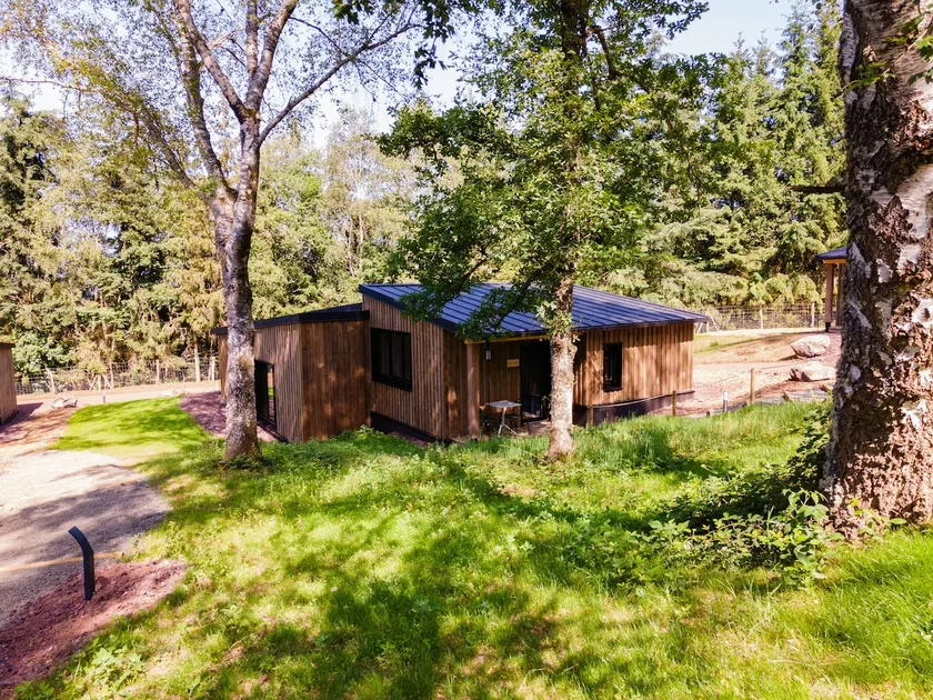 Quadruple lodge nestled on the slopes of a Volcano - Image 1