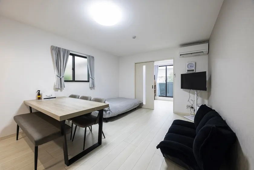 7 minutes walk from Imari Station / Fully equipped with washing machine and dryer / Free parking / Villette Imari Station III Room 104 - Image 1