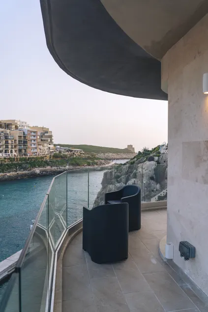 Water's Edge Suite Xlendi Direct Seafront with Private Roof Top Jacuzzi - Image 1