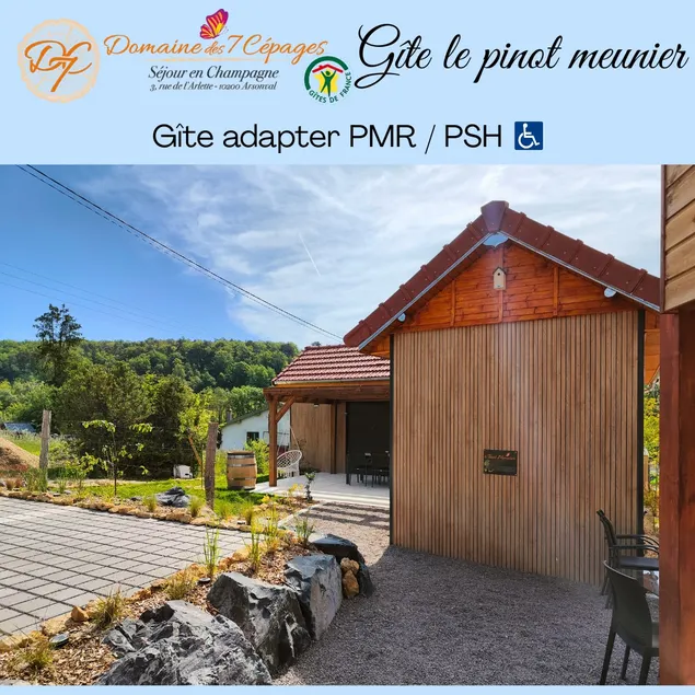 Pinot Meunier, furnished 3-star accommodation suitable for people with disabilities or reduced mobility - Image 1