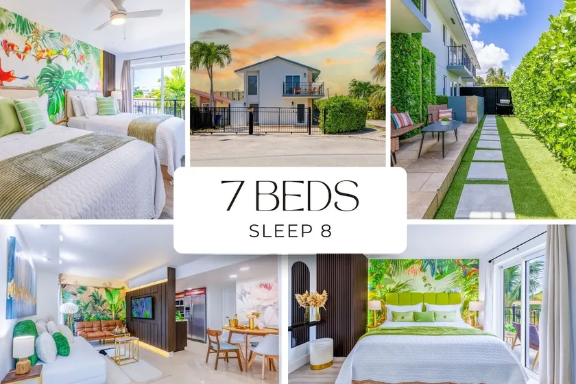 Walk to Coral Gables | Stylish Home & Sleeps 8! - Image 1