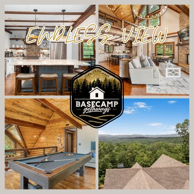 LuxeCabin-Endless View-Hottub-PoolTbl-Fenced Yard - Image 1