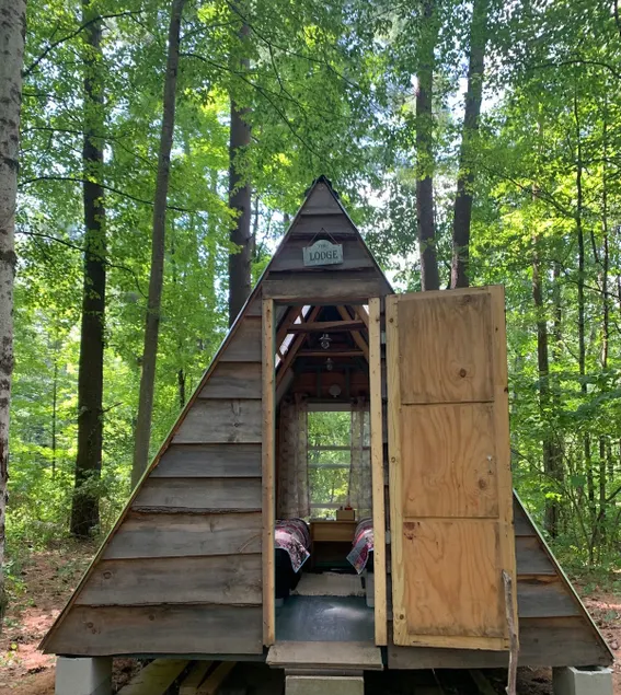 A-Frame Cabin in the Woods - Image 1