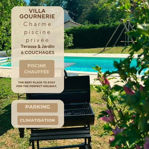 Villa Gournerie 3 bedrooms private heated pool - Image 1