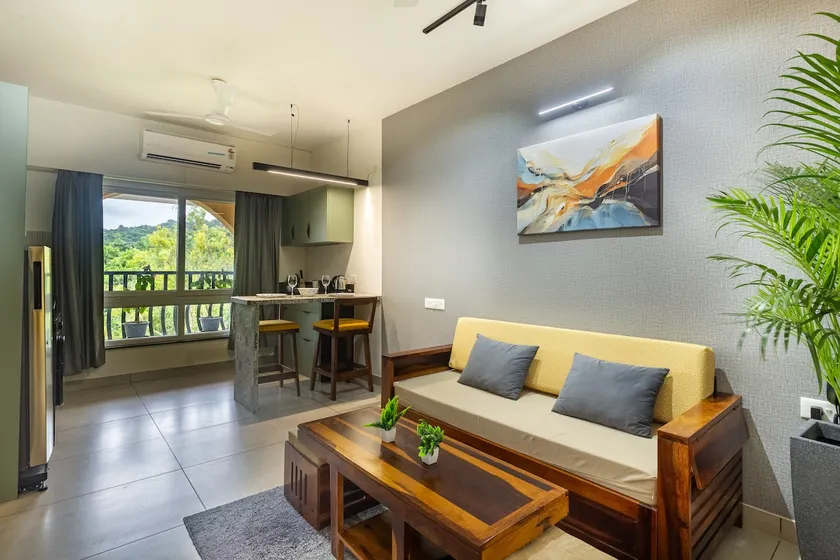 Zomestays Siolim |1 BHK | Pool |Gym|Jungle View - Image 1