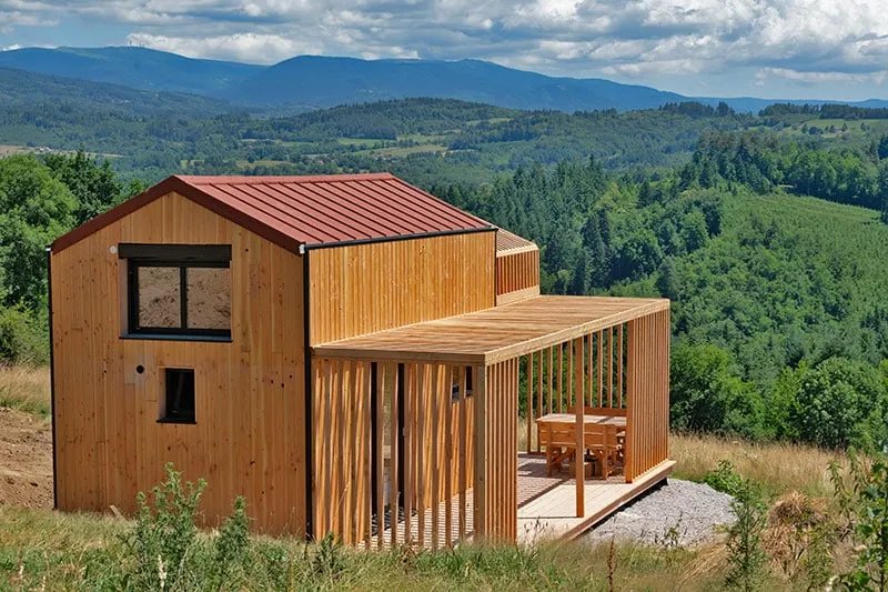 Chalet with natural pool and panoramic view - Image 1