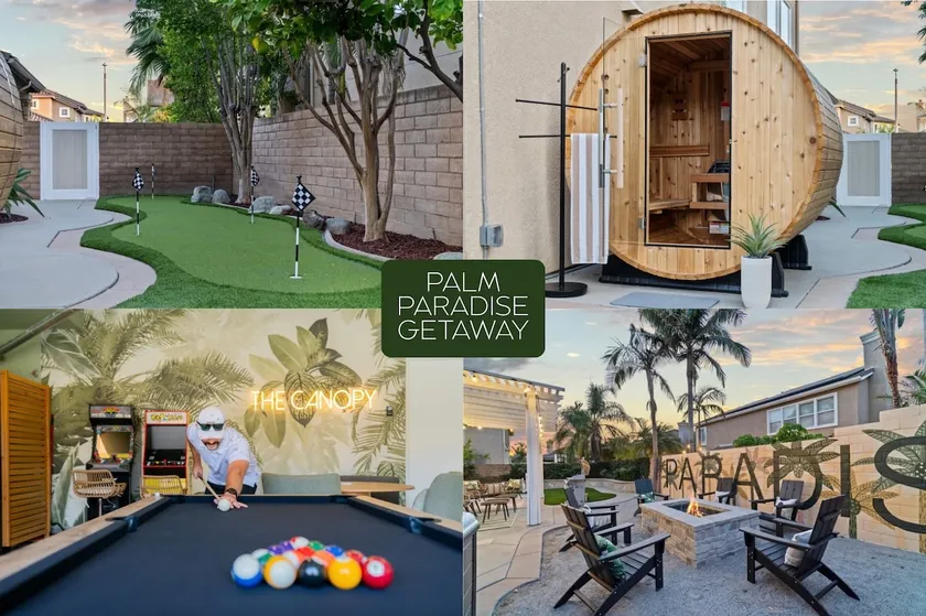 Palm Paradise: Hot Tub, Barrel Sauna, Putting, Gym - Image 1