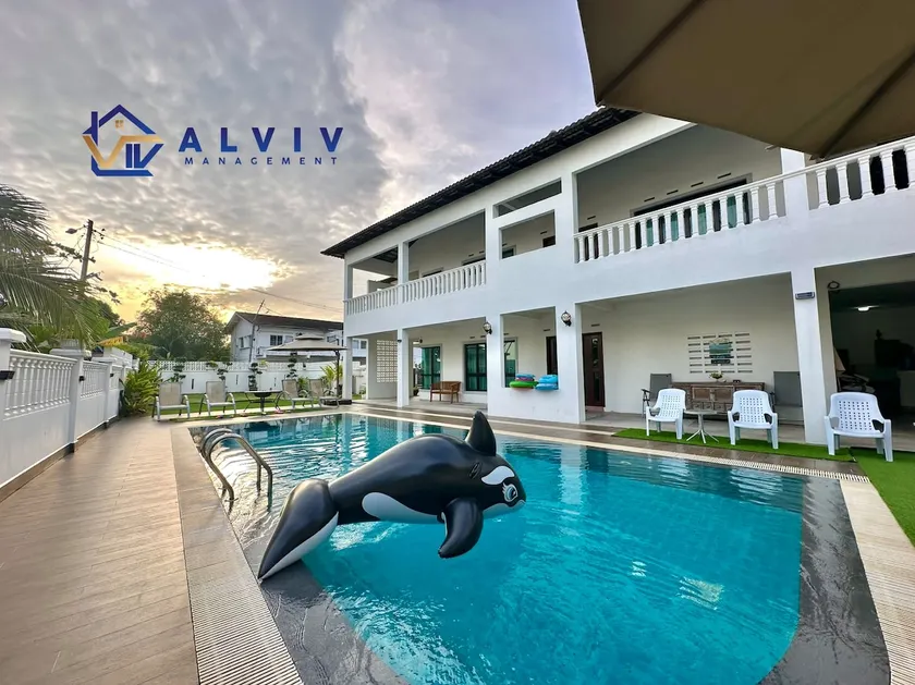 Semi-D Villa with Private Pool | Step from Beach - Image 1