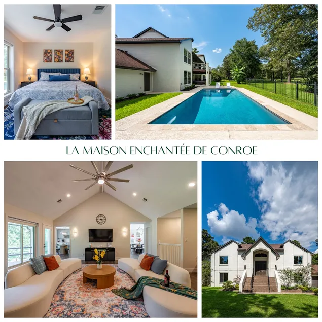 Luxury Resort Home Pool & Billiard | Conroe - Image 1