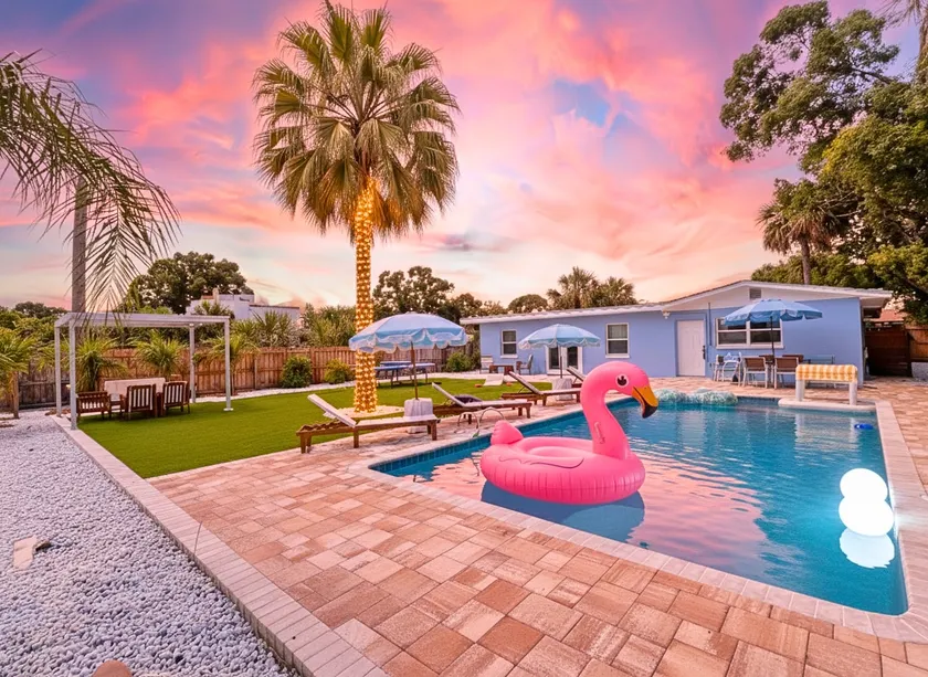 Poolside Paradise, Heated Pool, Cabana, PingPong, Alfresco, Sleep 12 - Image 1