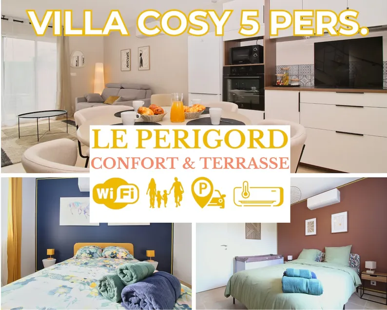 VILLA PERIGORD 1- Spacieux - clim - wifi - parking - Jardin - Image 1