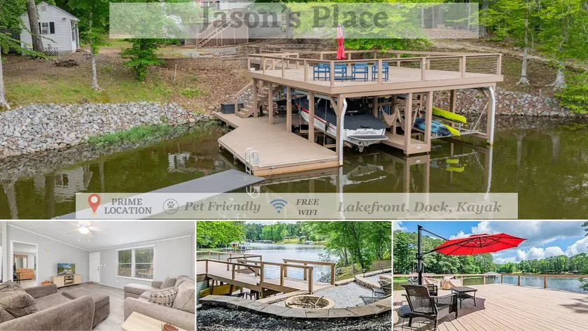 Waterfront Firepit, Dock, Deck, Kayaks & Games - Image 1
