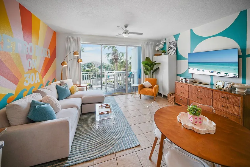 Retro Rosa on 30A - Gulf Place Cabanas 305 - Image 1