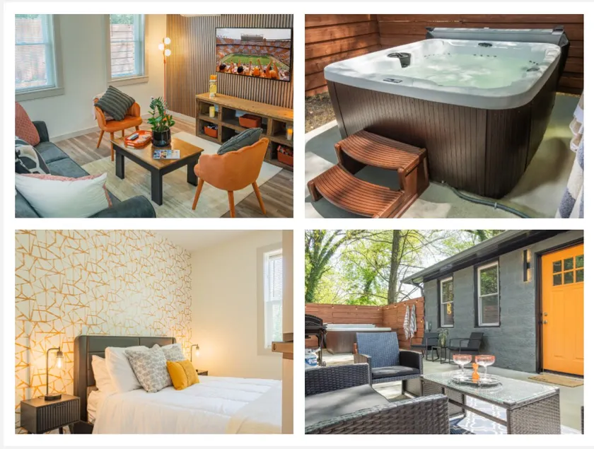 Knoxville Comfort: Hot Tub-Grill-Fenced Patio-Pets - Image 1