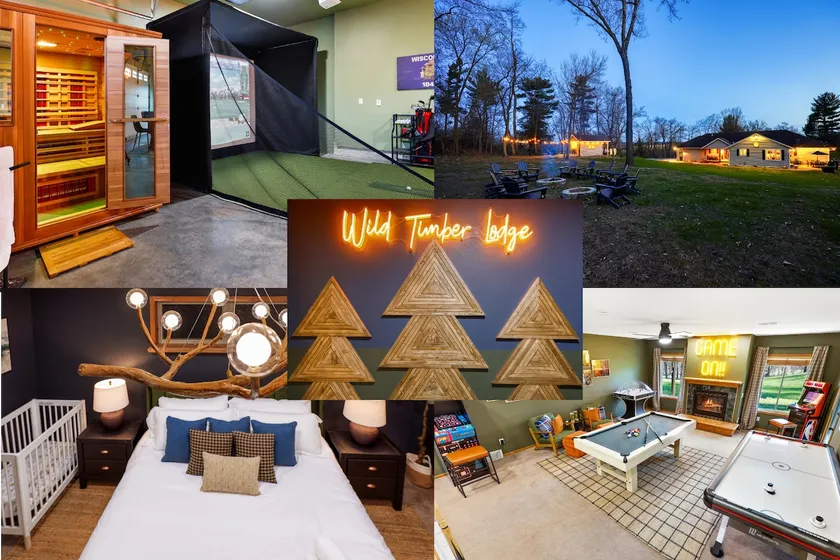 Wild Timber Lodge: Golf Sim, Sauna, Bars, 10 acres - Image 1