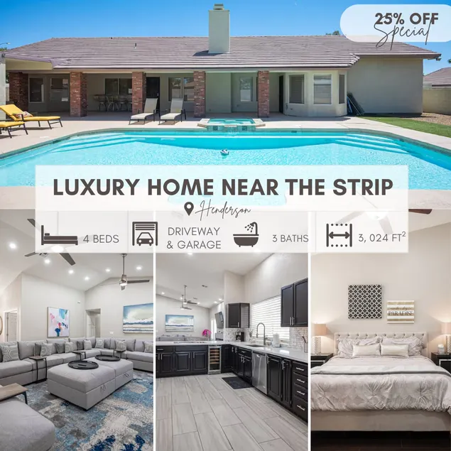 35% OFF - Luxury Home Near The Strip - Image 1