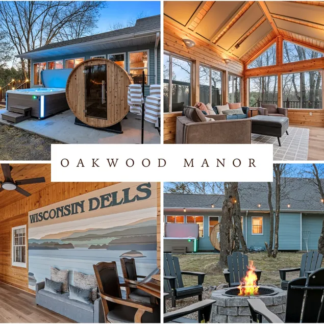 Oakwood Manor | Hot Tub, Sauna, Fire Pit, Games - Image 1